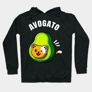 Avogato Funny Cat Avocado Kitten Pet Hoodie